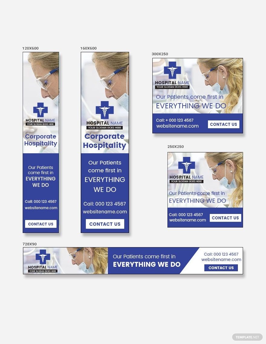 Healthcare Ad Banner Template