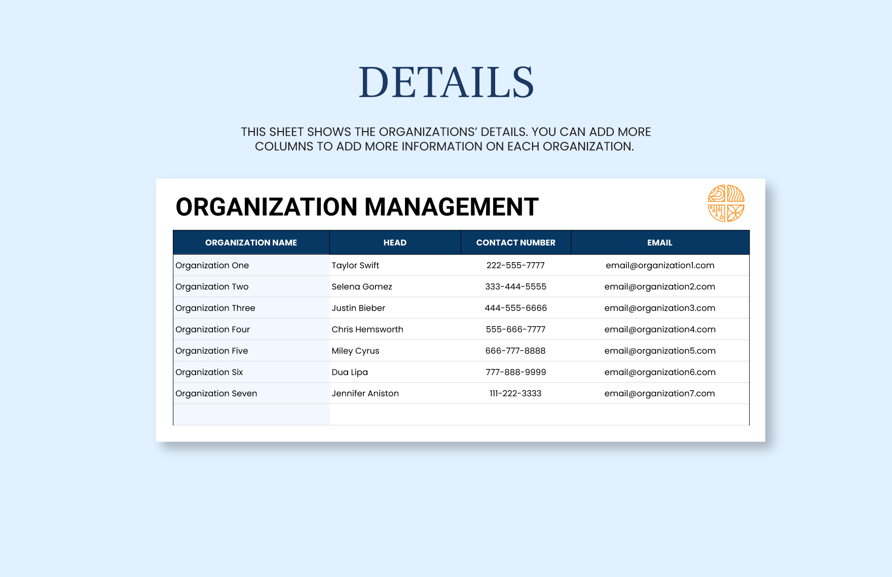 Nonprofit Monthly Budget Template