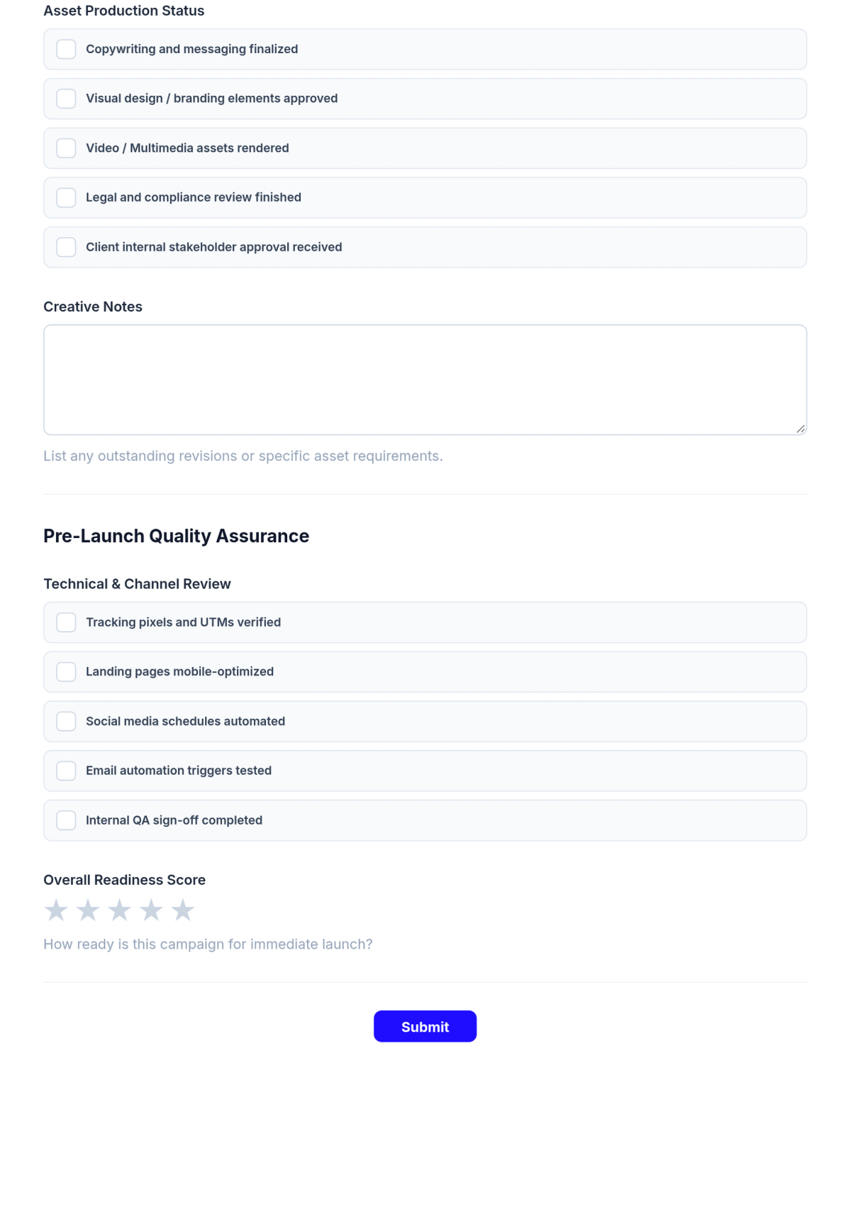 Free Agency Checklist Template & AI Agency Checklist Maker Free Agency Checklist Template & AI Agency Checklist Maker