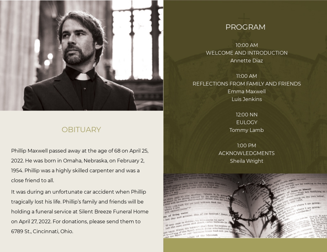 Catholic Funeral Program Bi Fold Brochure Template 1.jpe