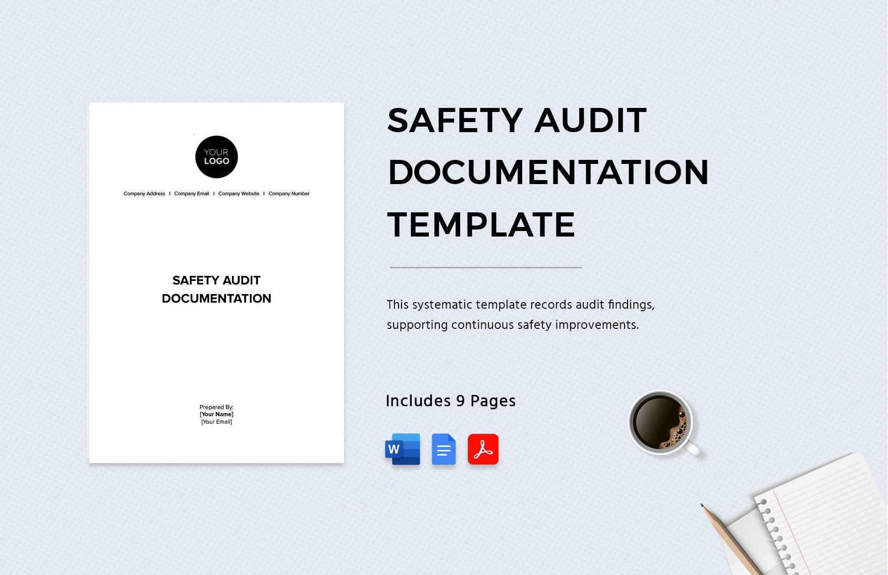 Safety Audit Documentation Template