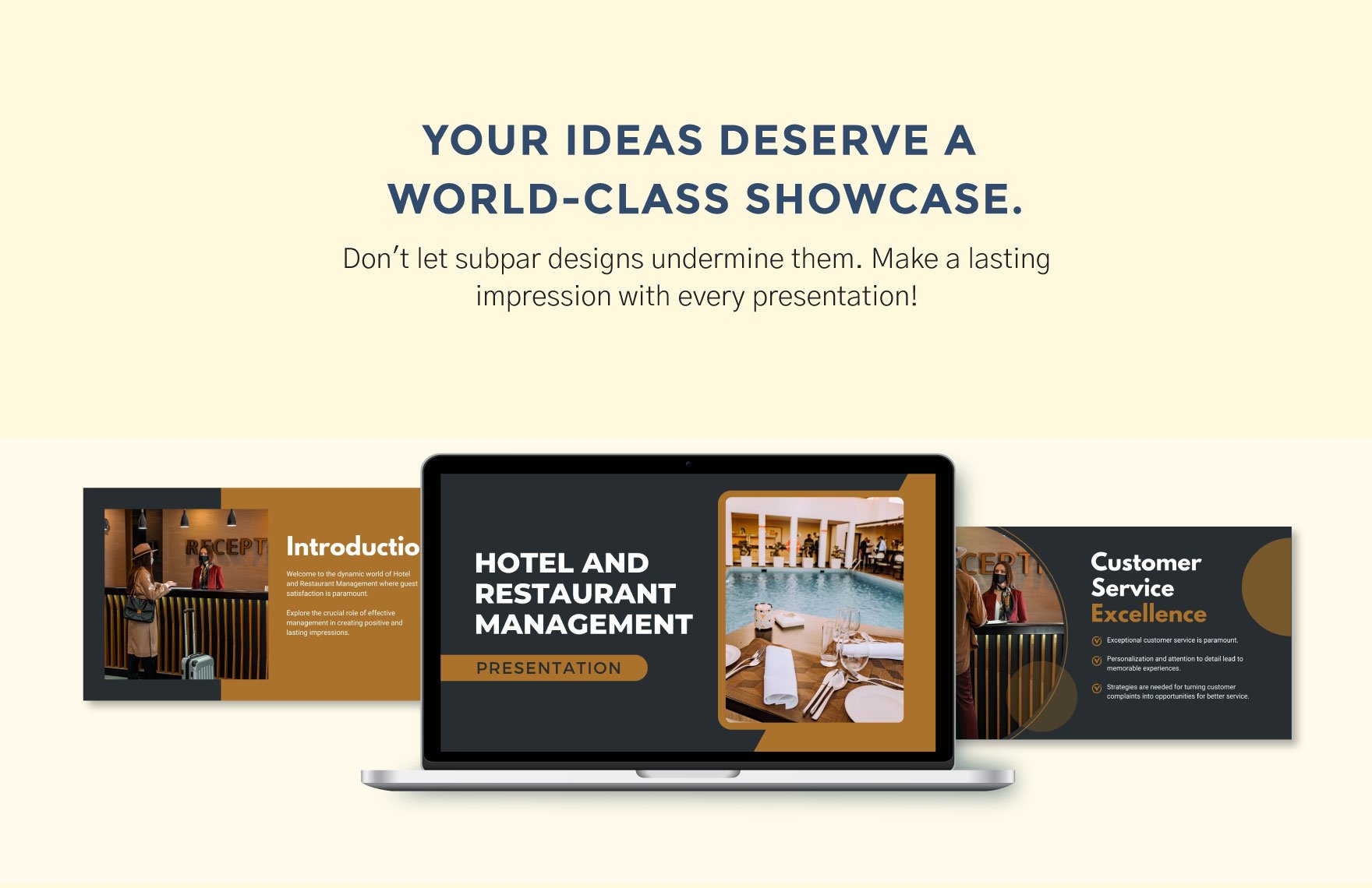 Hotel and Restaurant Management Template