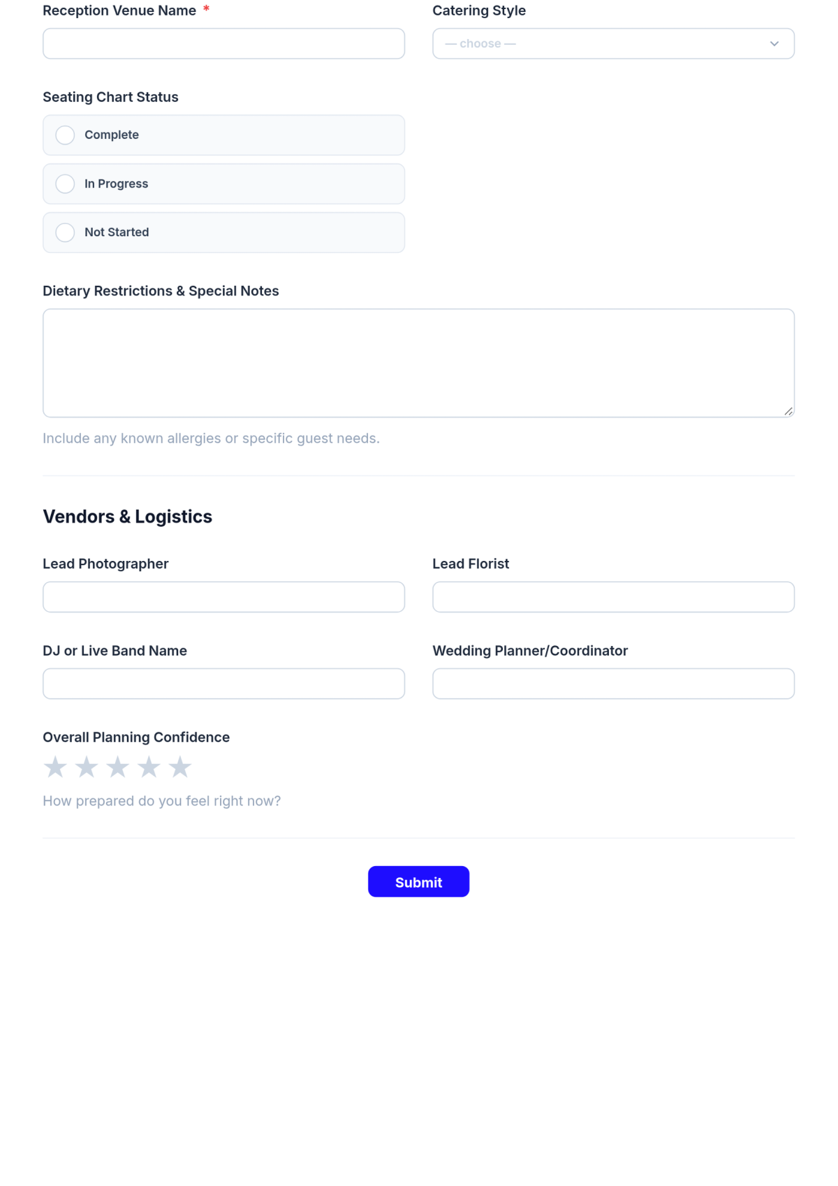Free Wedding Event Checklist Template & AI Maker