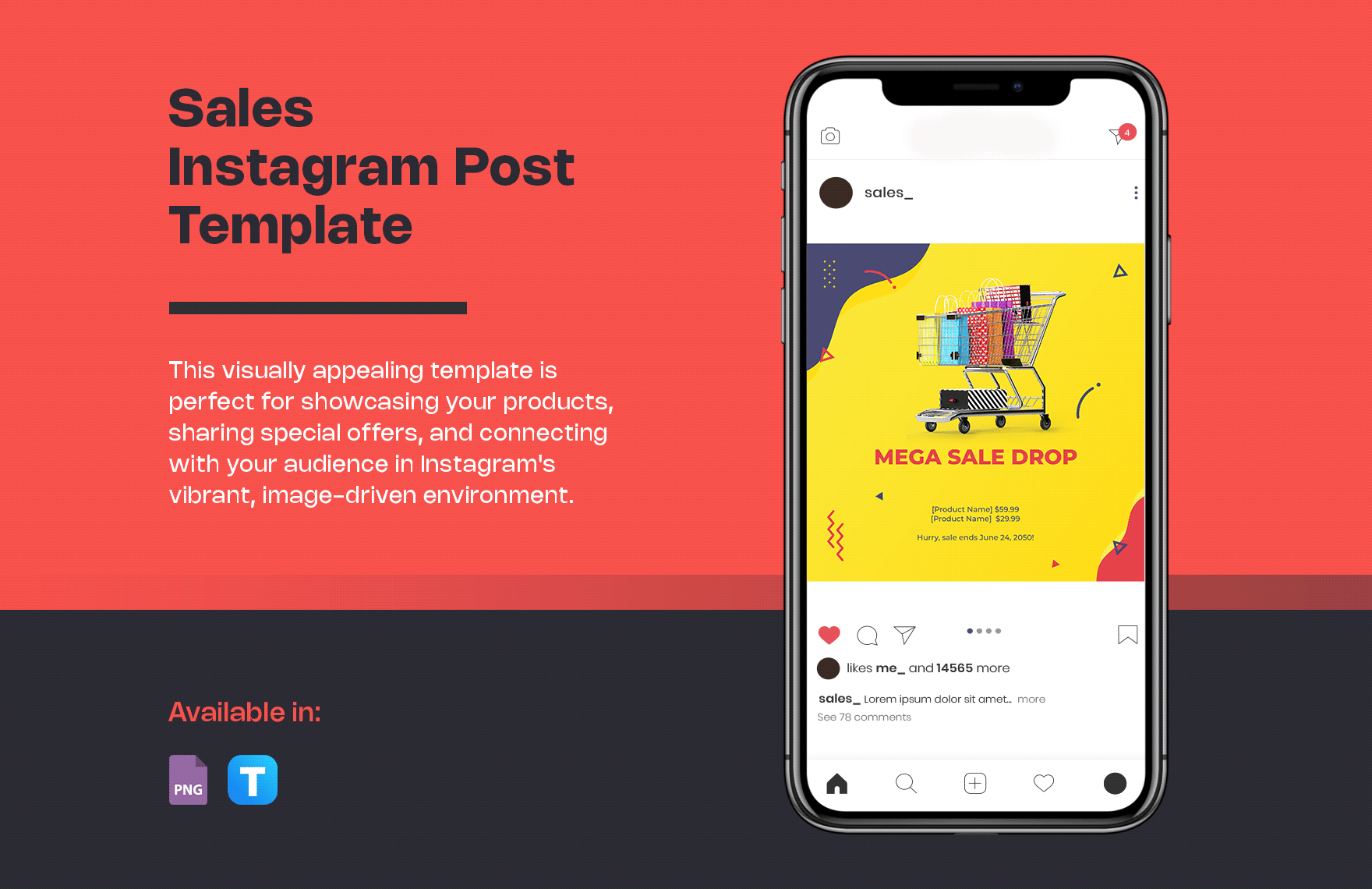 Sales Instagram Post Template