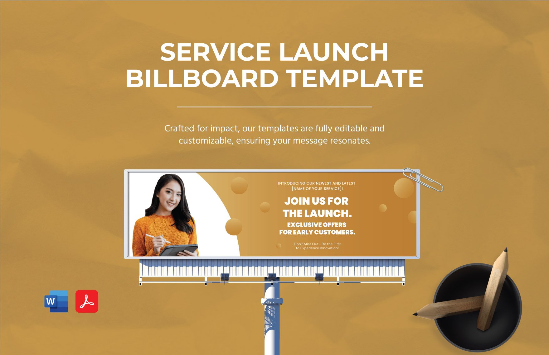 Service Launch Billboard Template