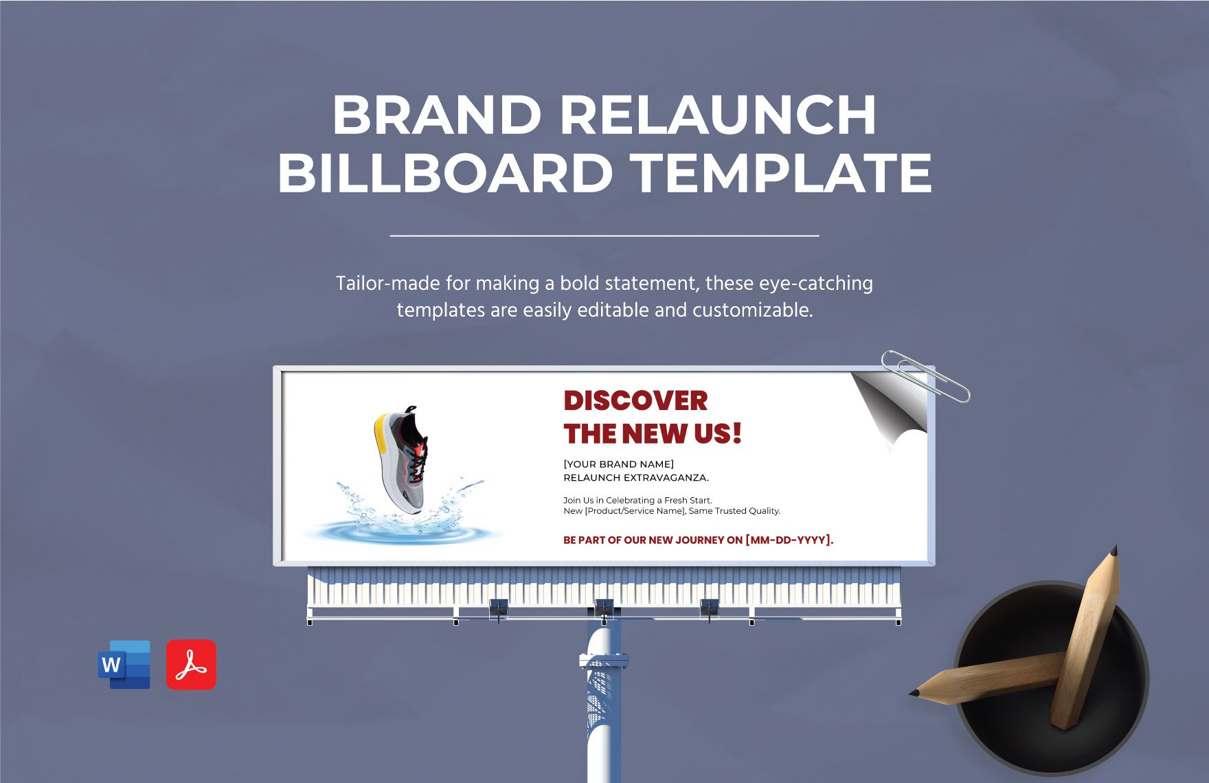 Brand Relaunch Billboard Template