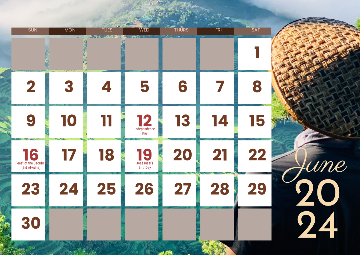 2024 Calendar June And July With Holidays Philippines Marji Shannah