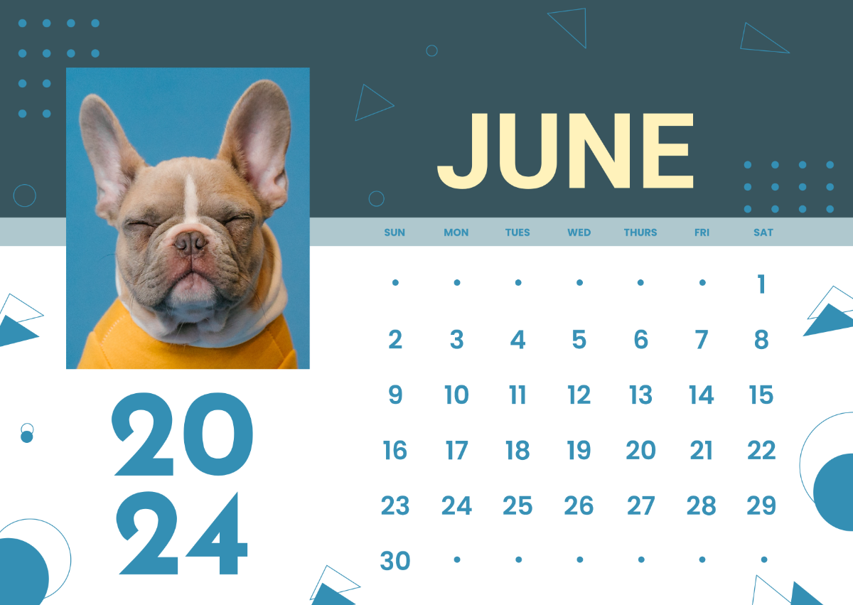 June 2024 Calendar Portrait Template Edit Online Download Example 