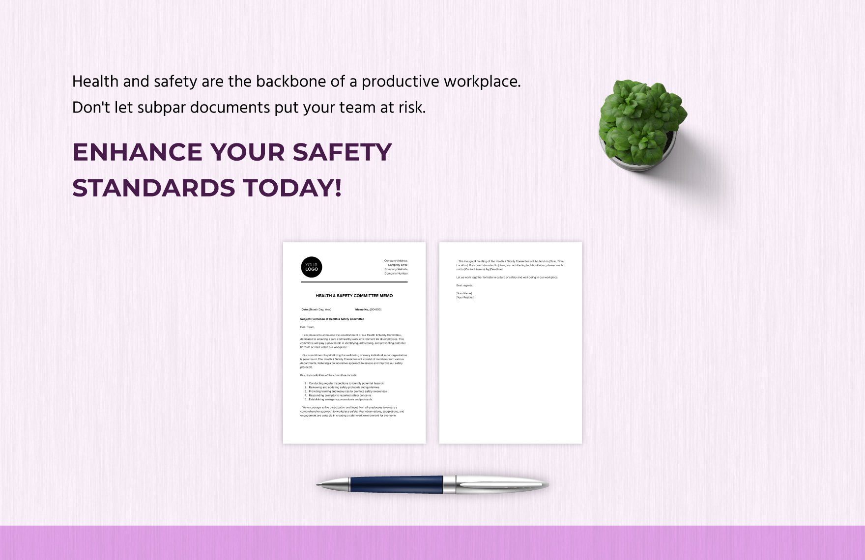 Health & Safety Committee Memo Template