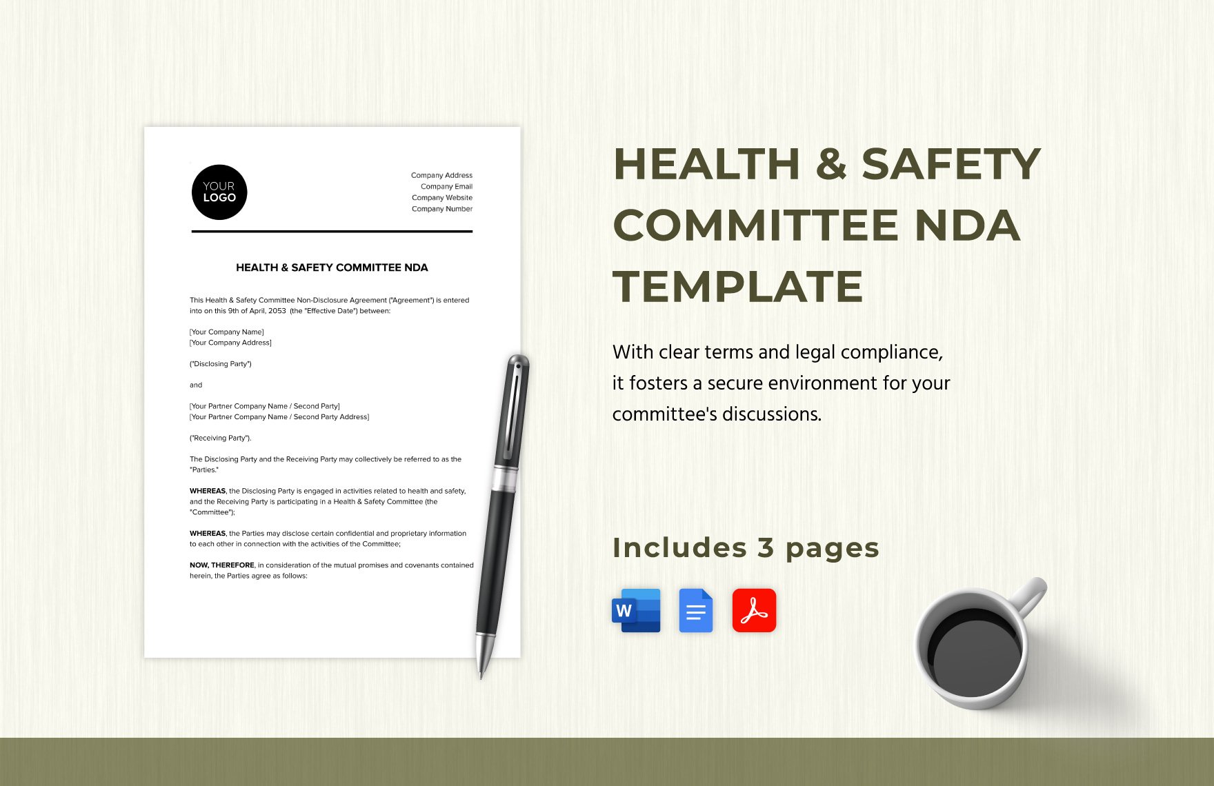 Health & Safety Committee NDA Template