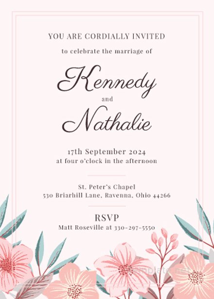 Opening Ceremony Invitation Card Template | Free Templates