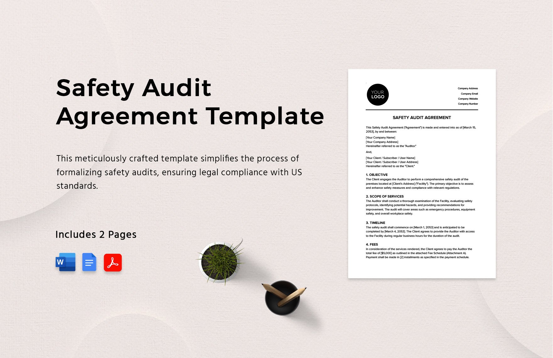Safety Audit Agreement Template