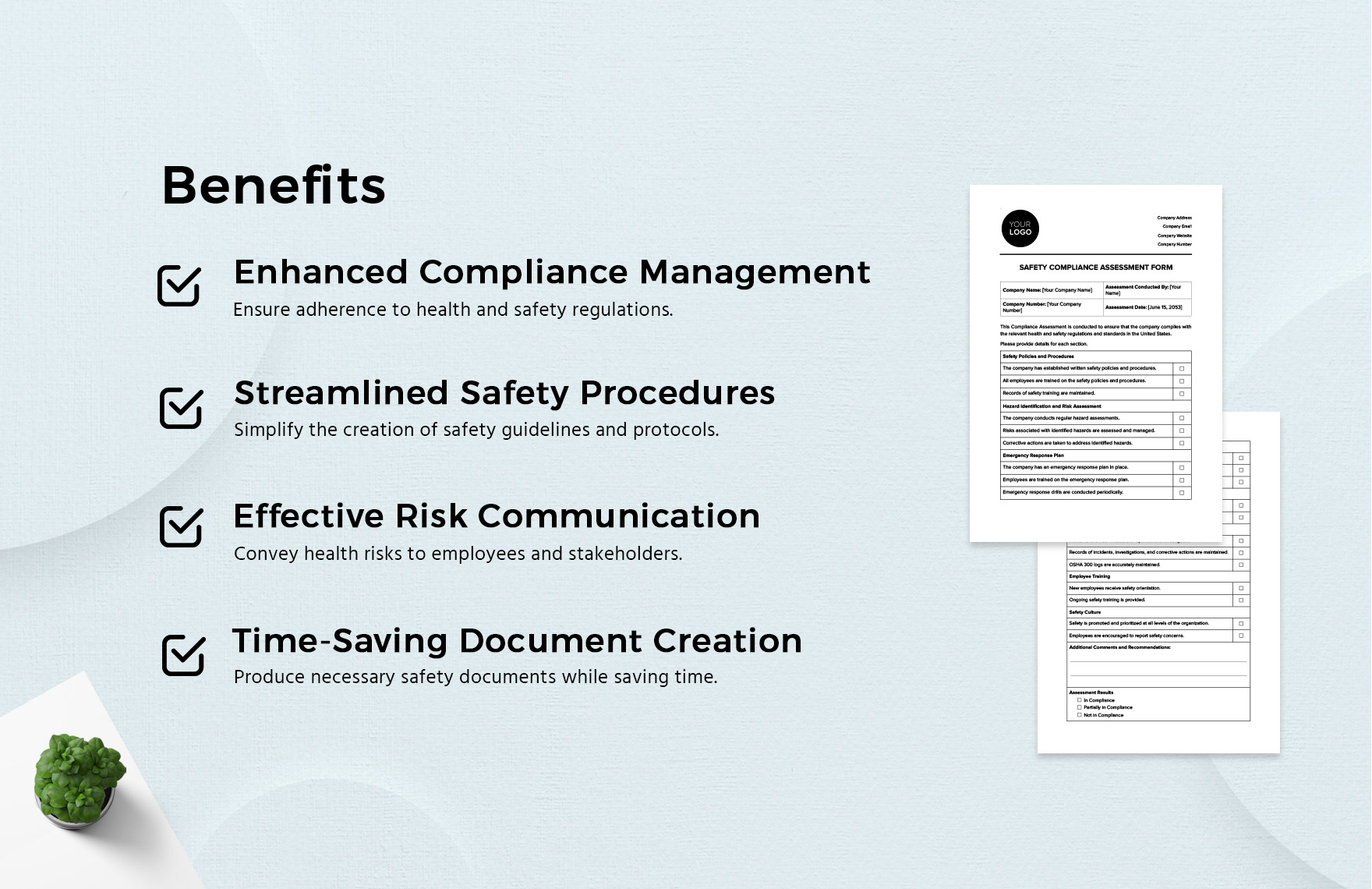  Safety Compliance Assessment Form Template
