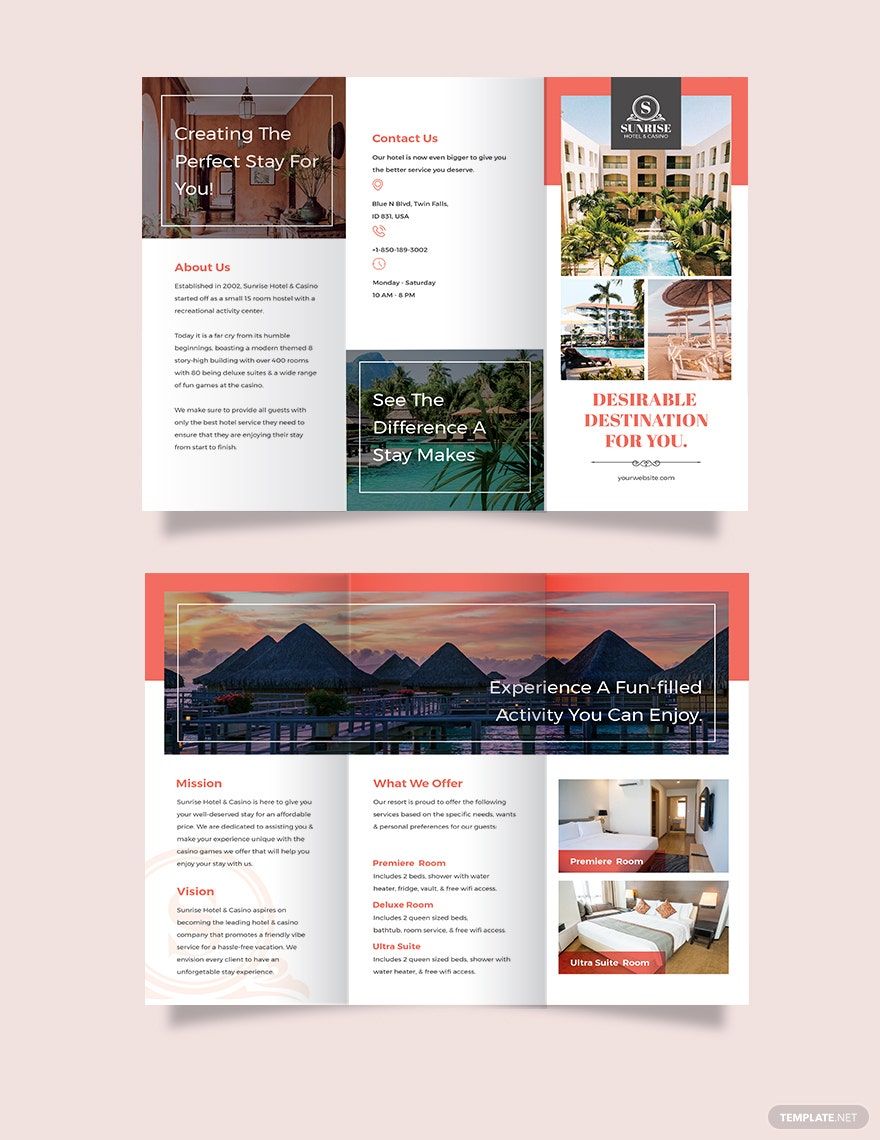 hotel-advertising-tri-fold-brochure