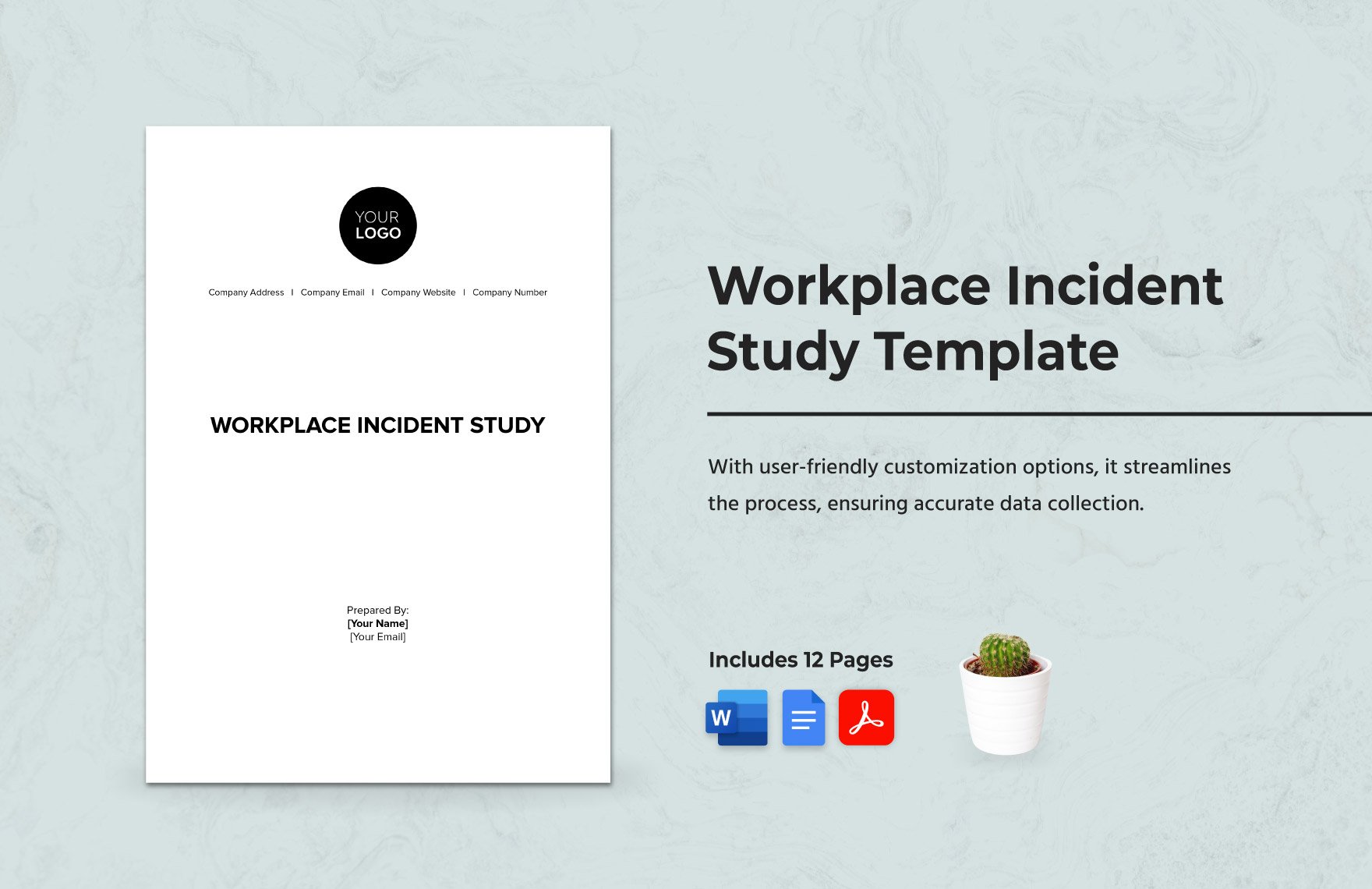 Workplace Incident Study Template