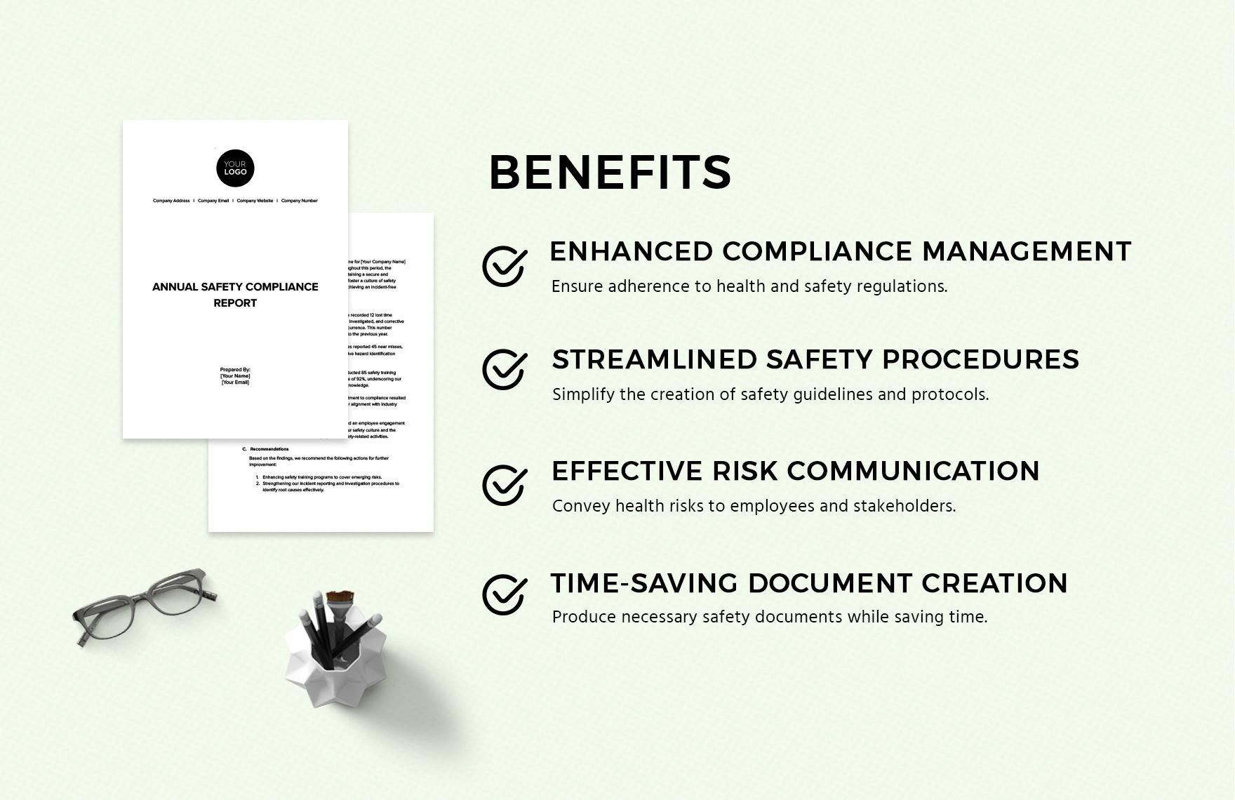 Annual Safety Compliance Report Template