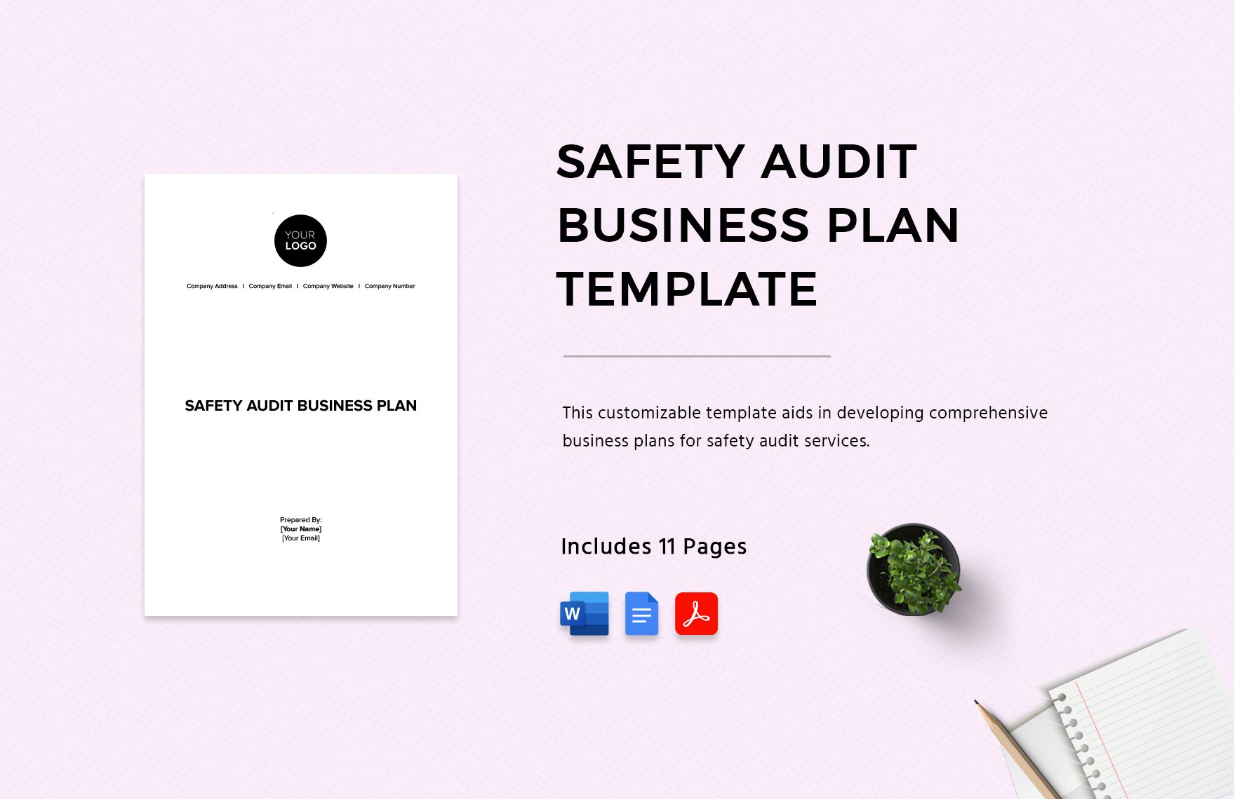 Safety Audit Business Plan Template