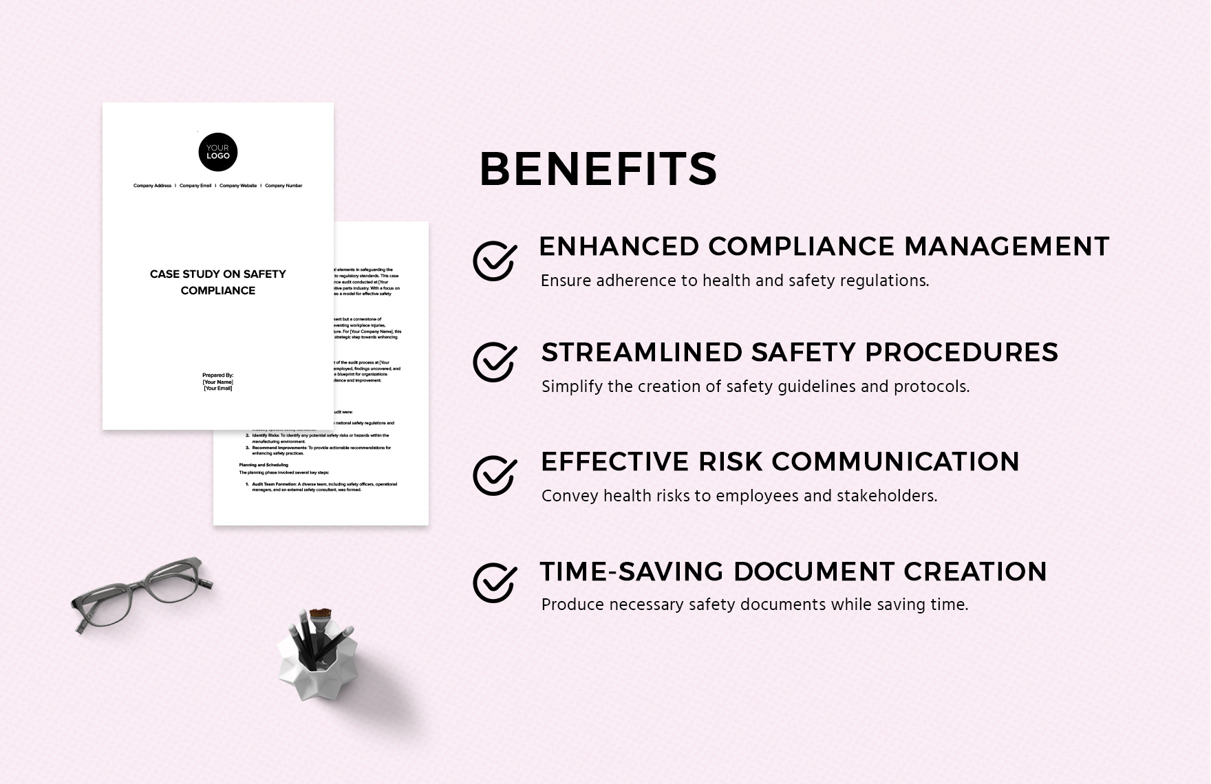 Case Study on Safety Compliance Template