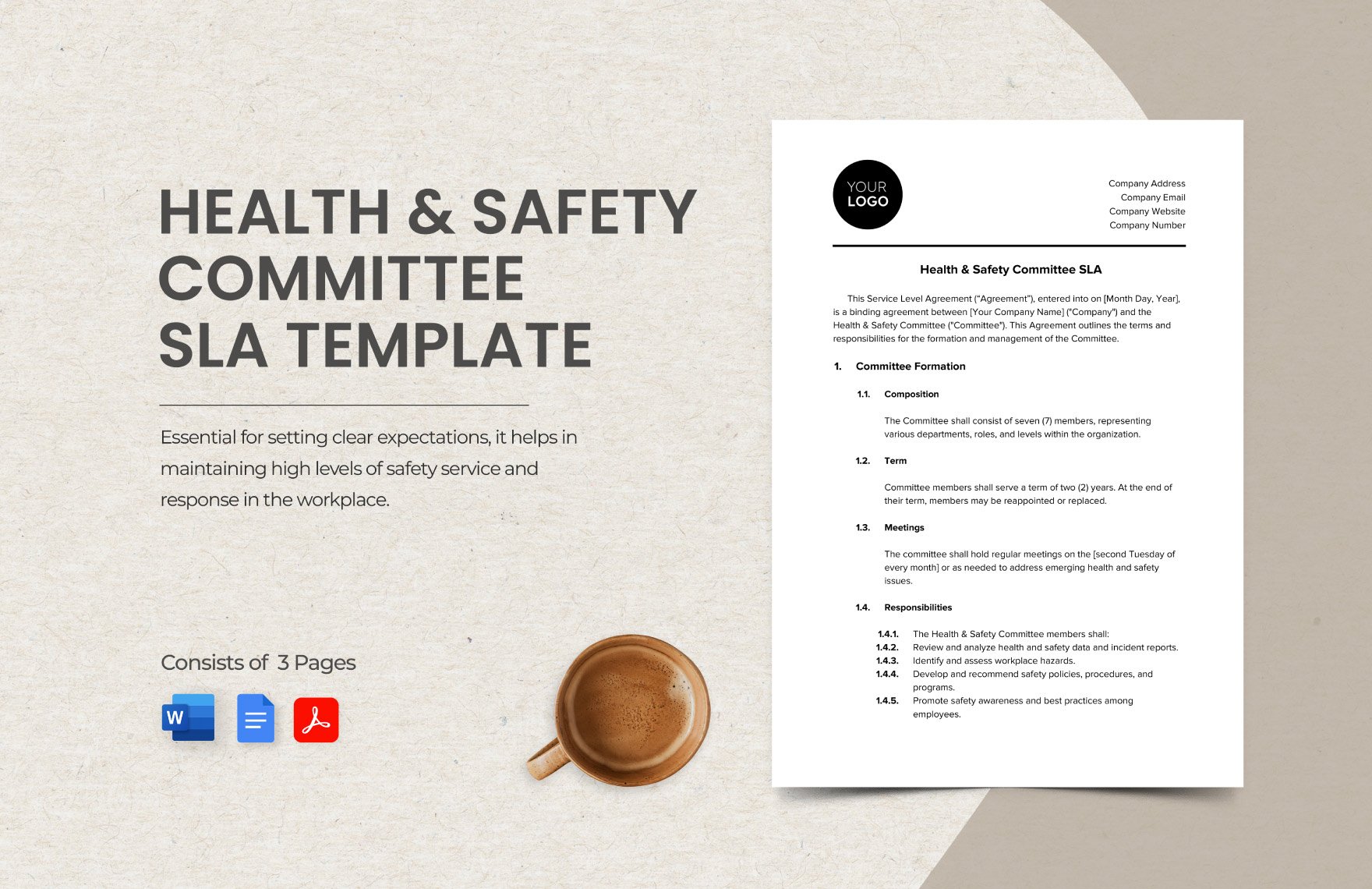 Health & Safety Committee SLA Template