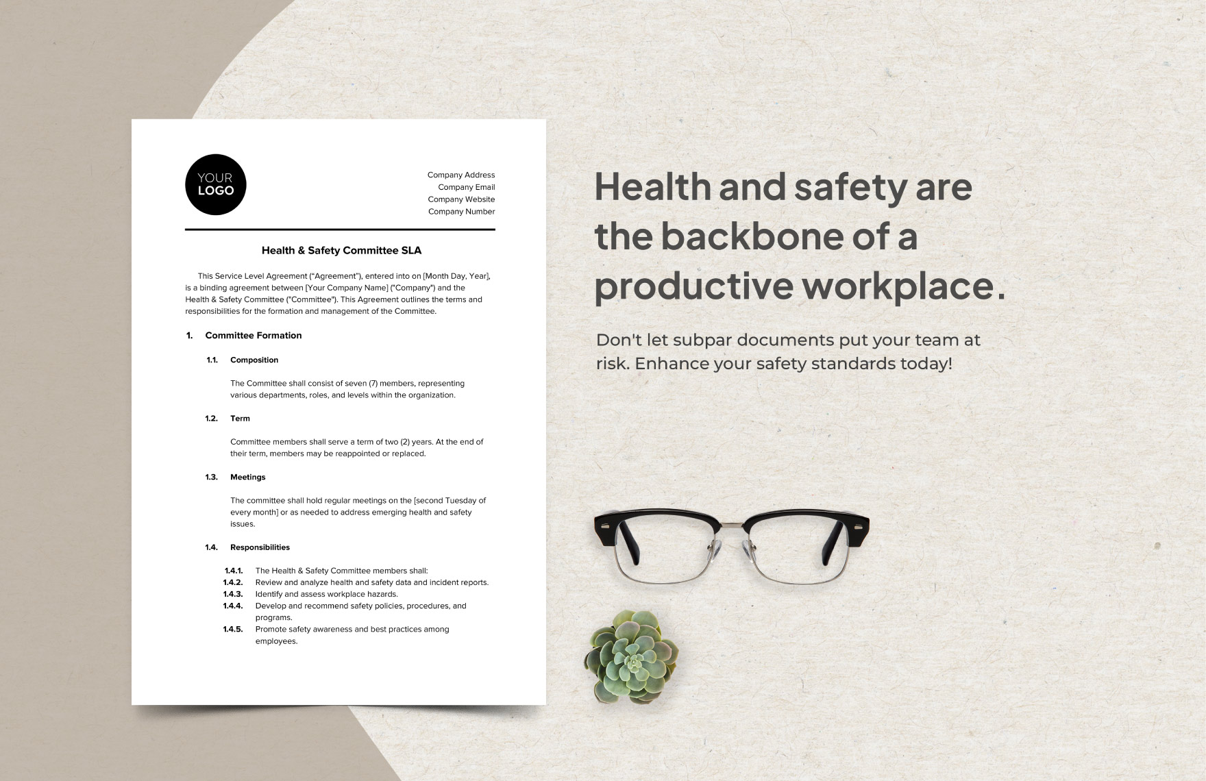 Health & Safety Committee SLA Template