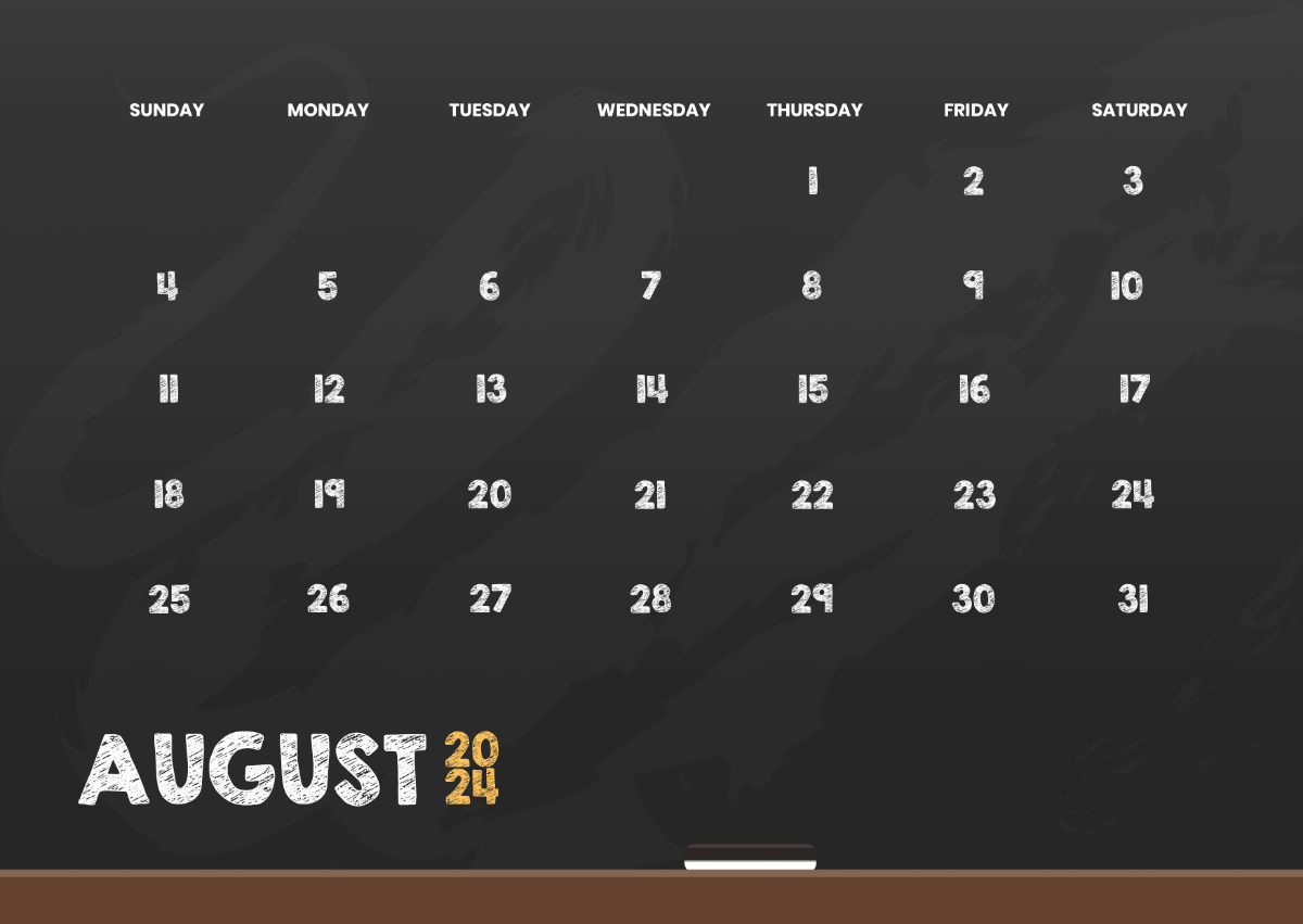 August 2024 School Calendar Template