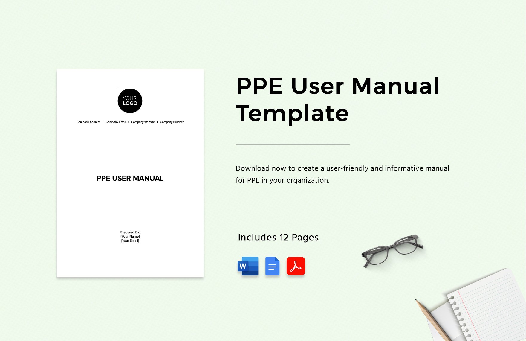 PPE User Manual Template