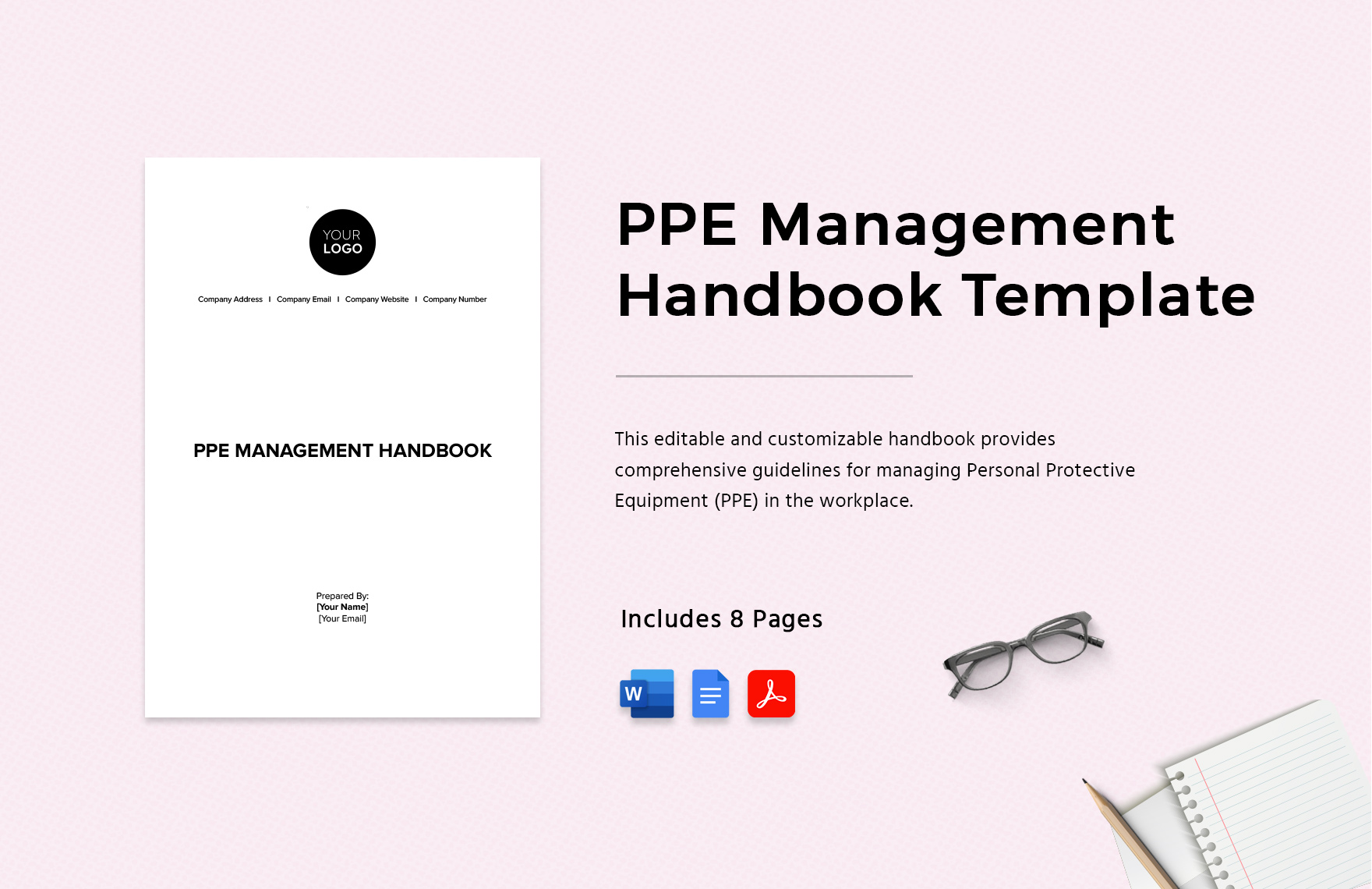 Free Editable Handbook Templates In PDF To Download