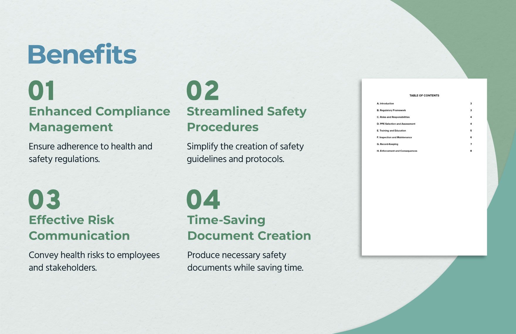PPE Compliance Monitoring Plan Template