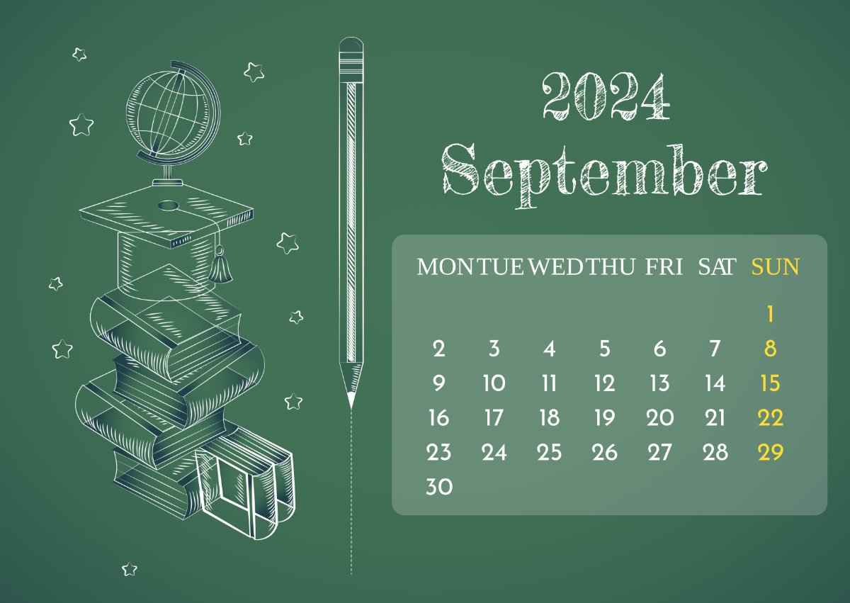 September 2024 Academic Calendar