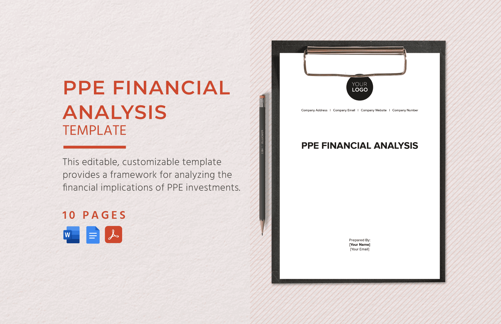 PPE Financial Analysis Template