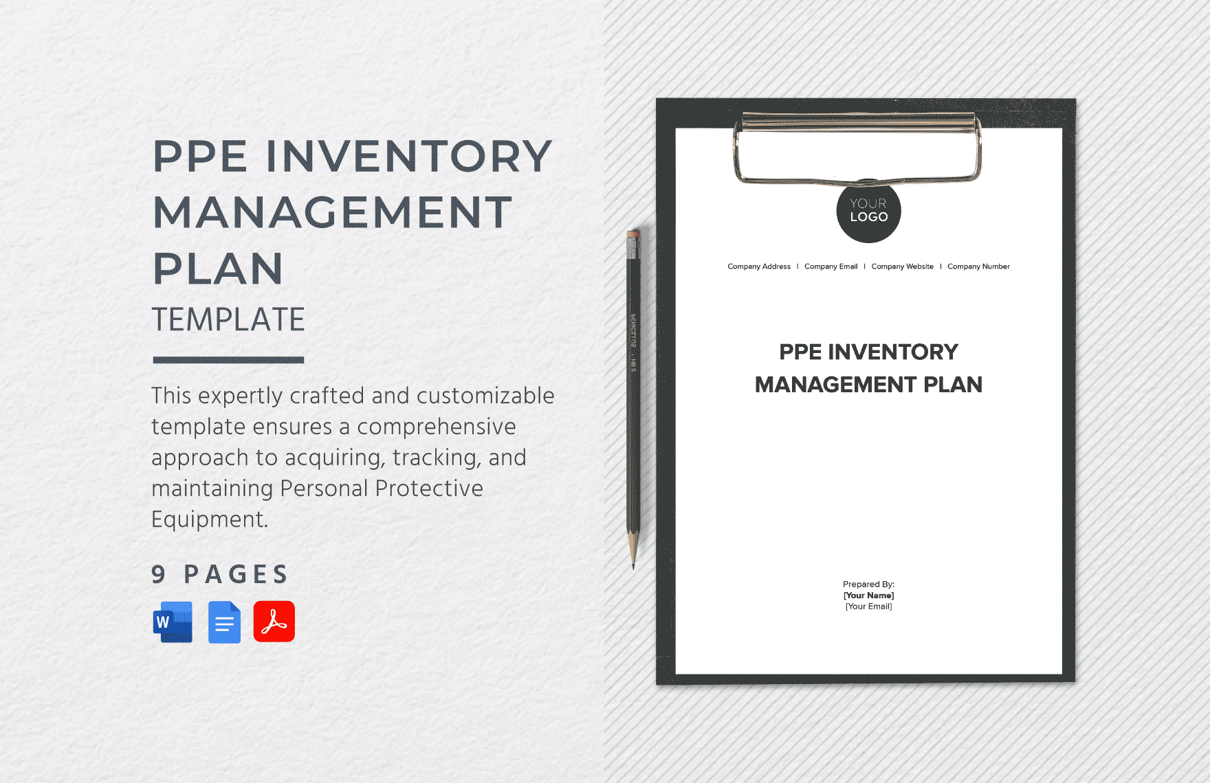 PPE Inventory Management Plan Template