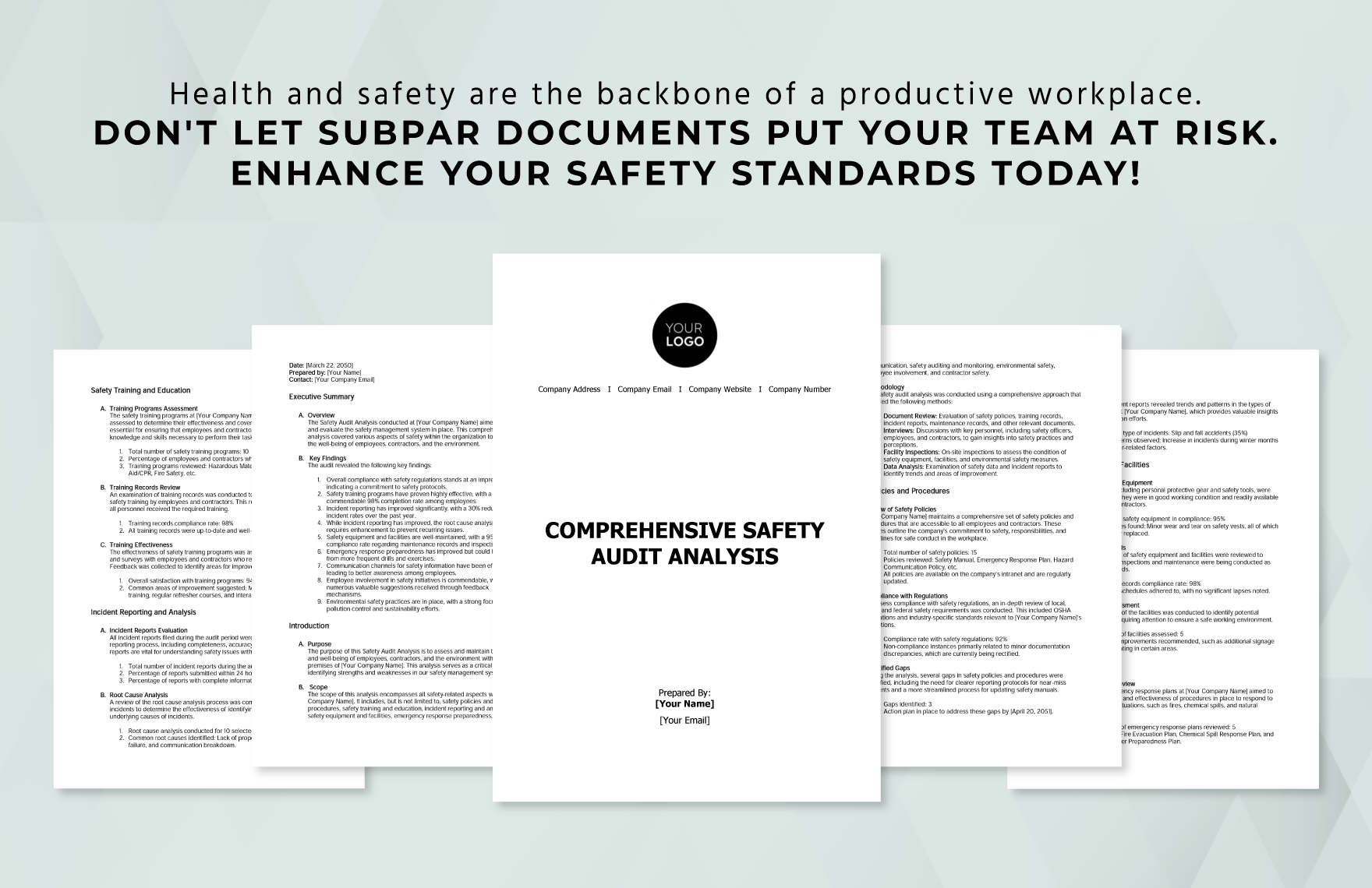 Comprehensive Safety Audit Analysis Template