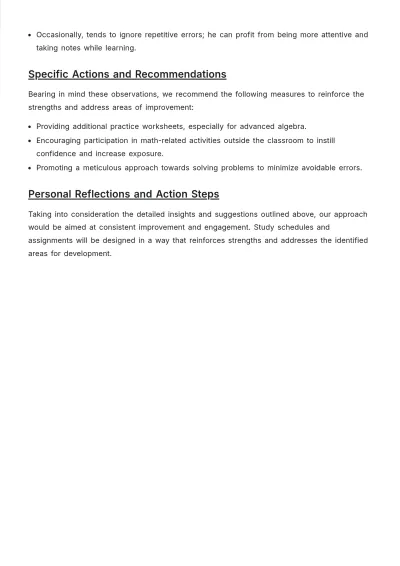 Free Education Note Template to Edit Online