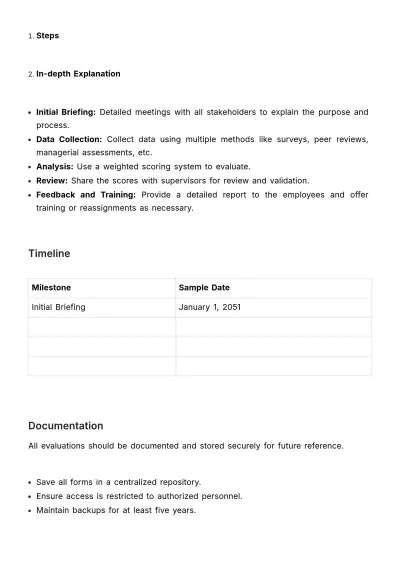Free Communication Skill Evaluation Criteria HR Template to Edit Online
