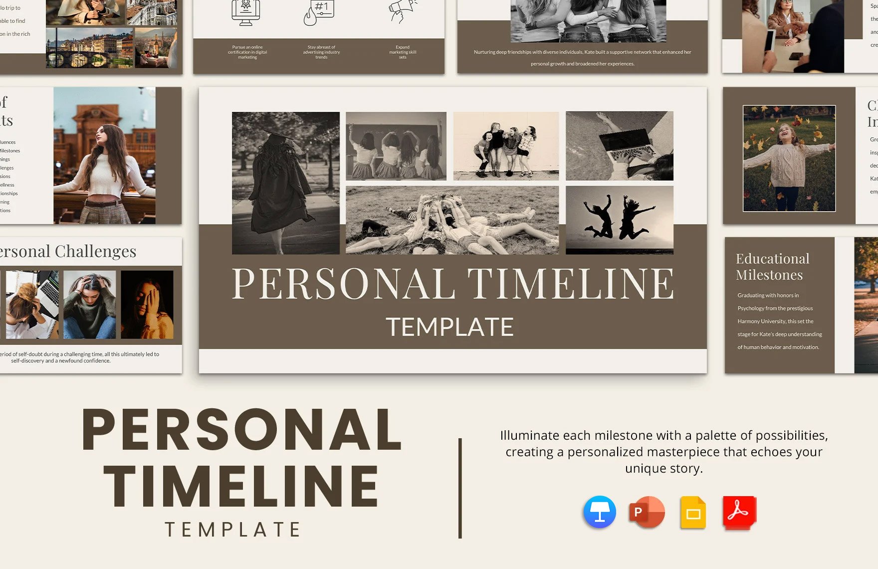 Personal Timeline Template