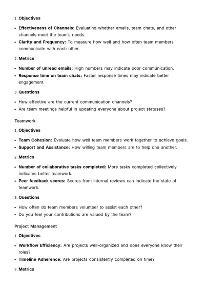 Free Team Collaboration Scenario Assessment HR Template to Edit Online