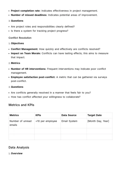 Free Team Collaboration Scenario Assessment HR Template to Edit Online