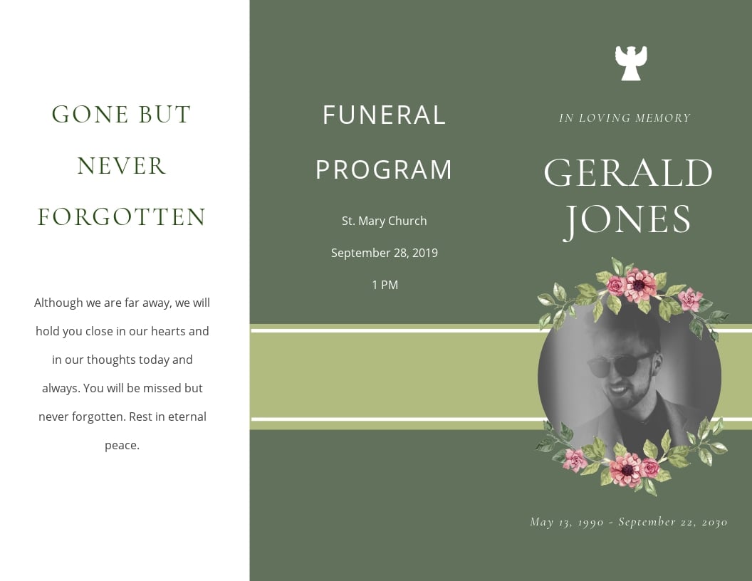 funeral home obituaries sample ads