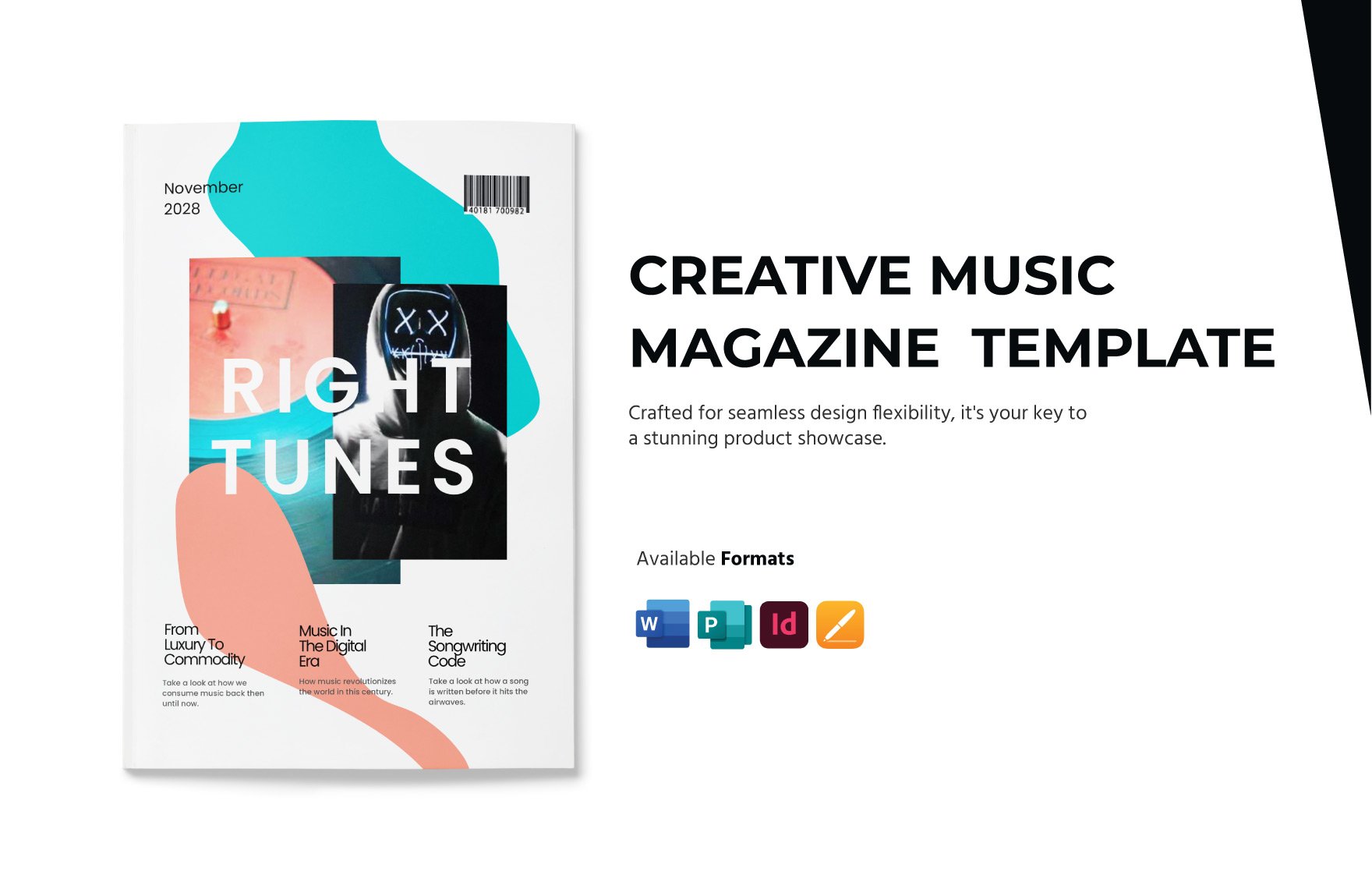 Creative Music Magazine Template
