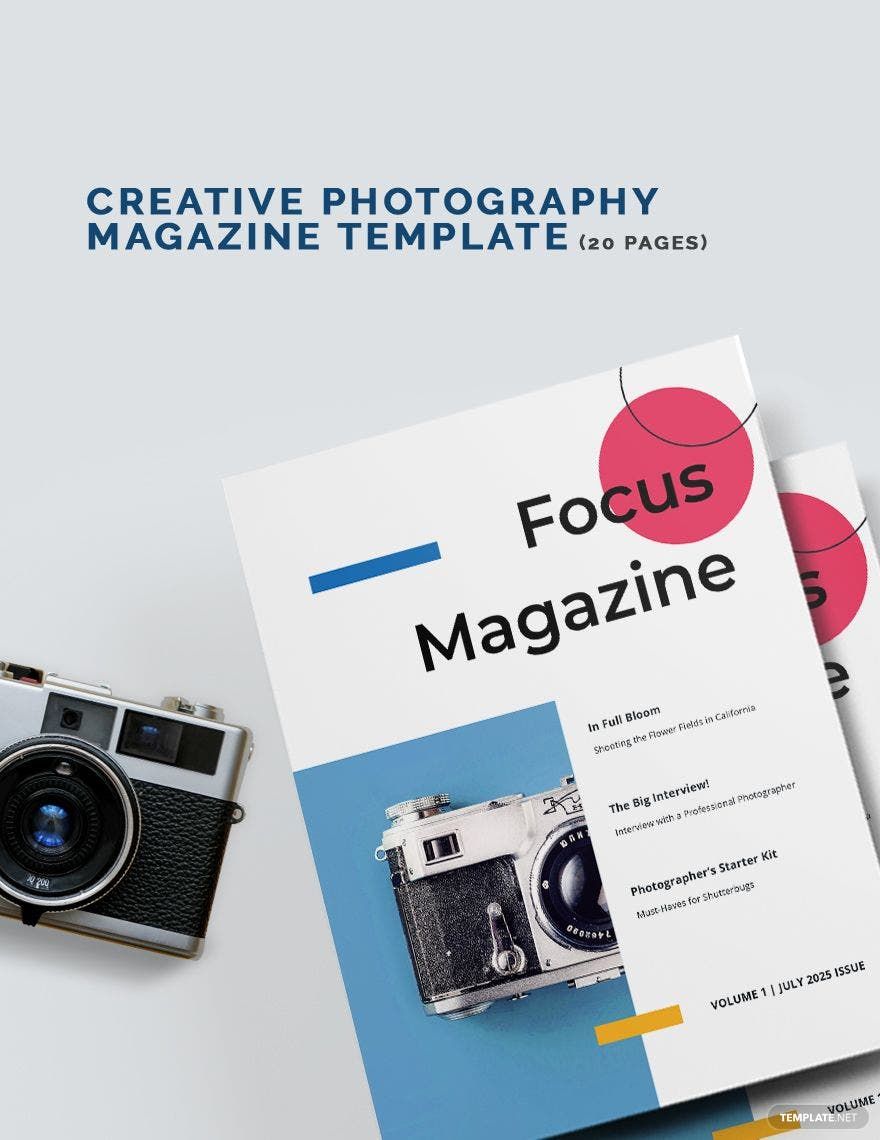 Creative Photography Magazine Template
