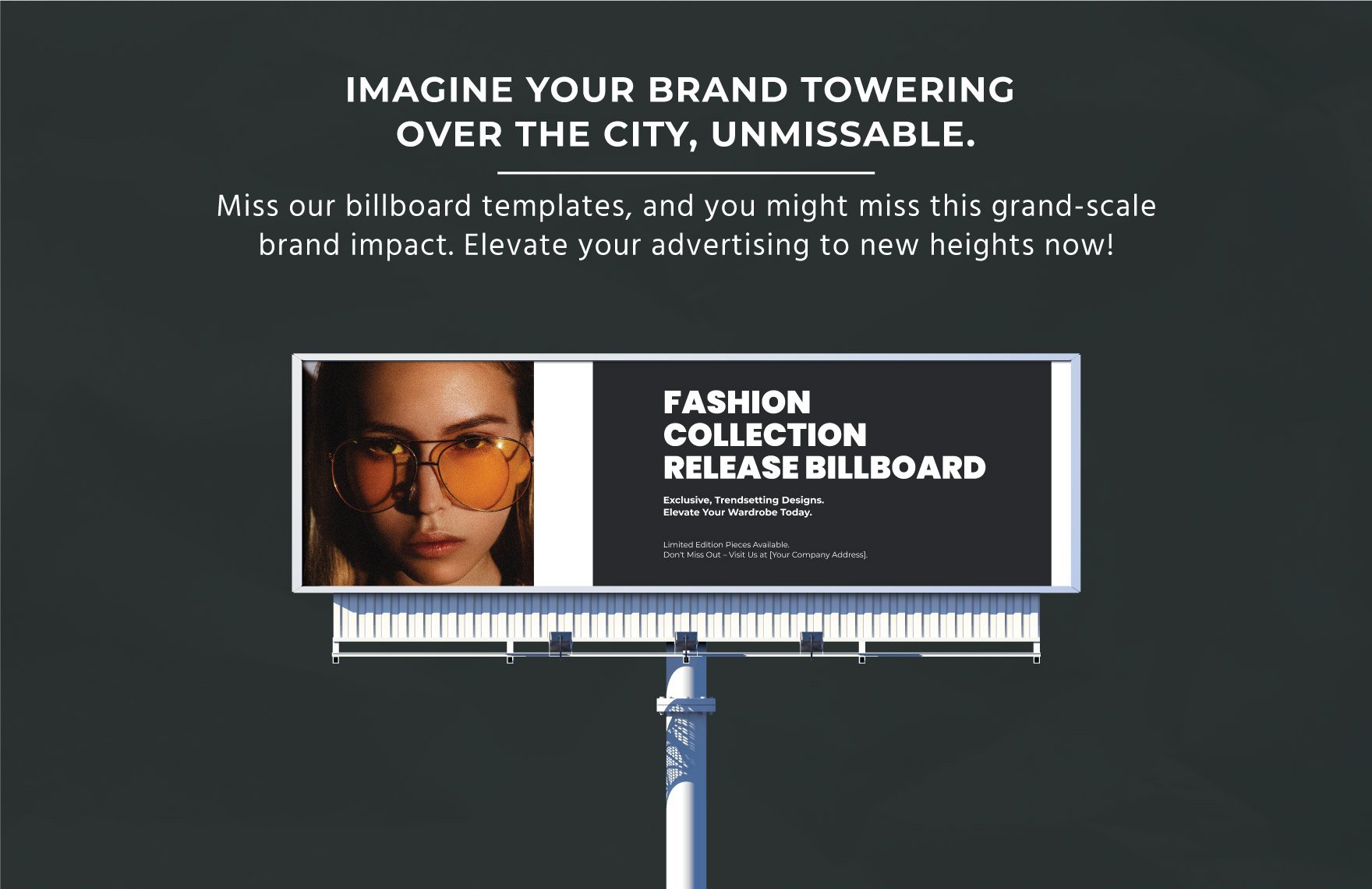 Fashion Collection Release Billboard Template