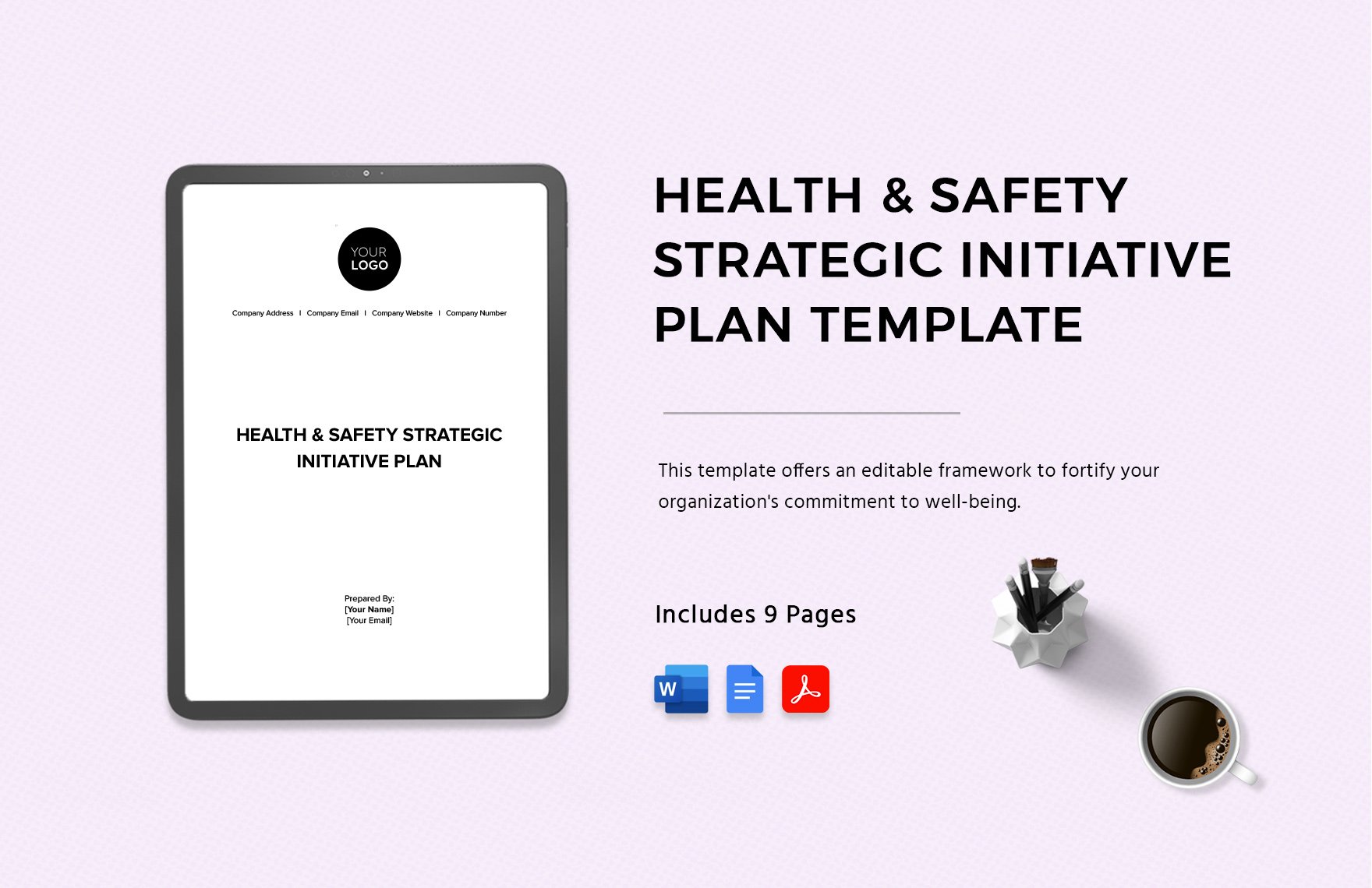 Health & Safety Strategic Initiative Plan Template