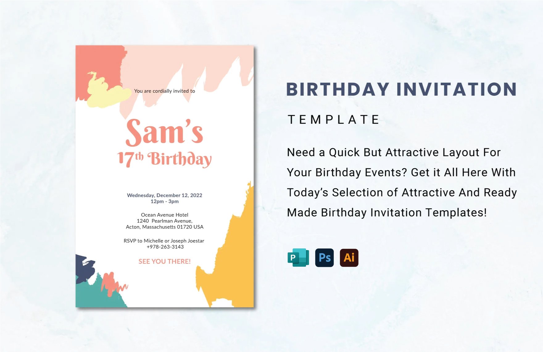 Birthday Invitation Template