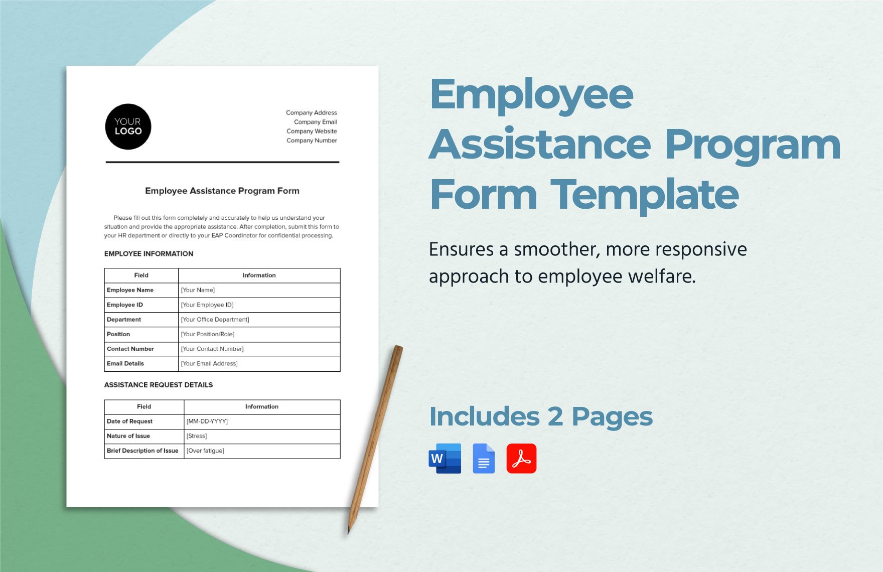 Employee Assistance Program Form Template