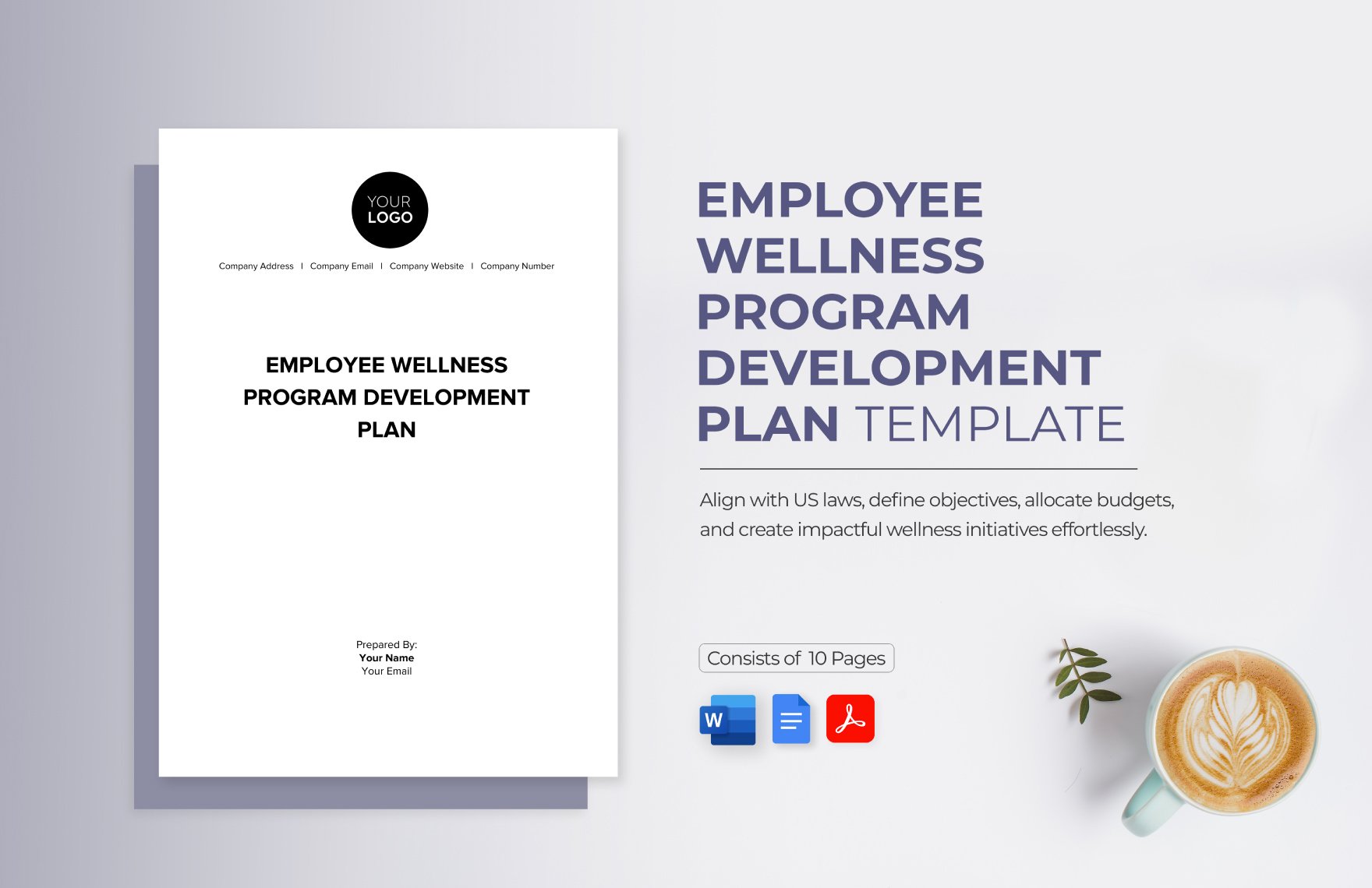 Employee Wellness Program Development Plan Template