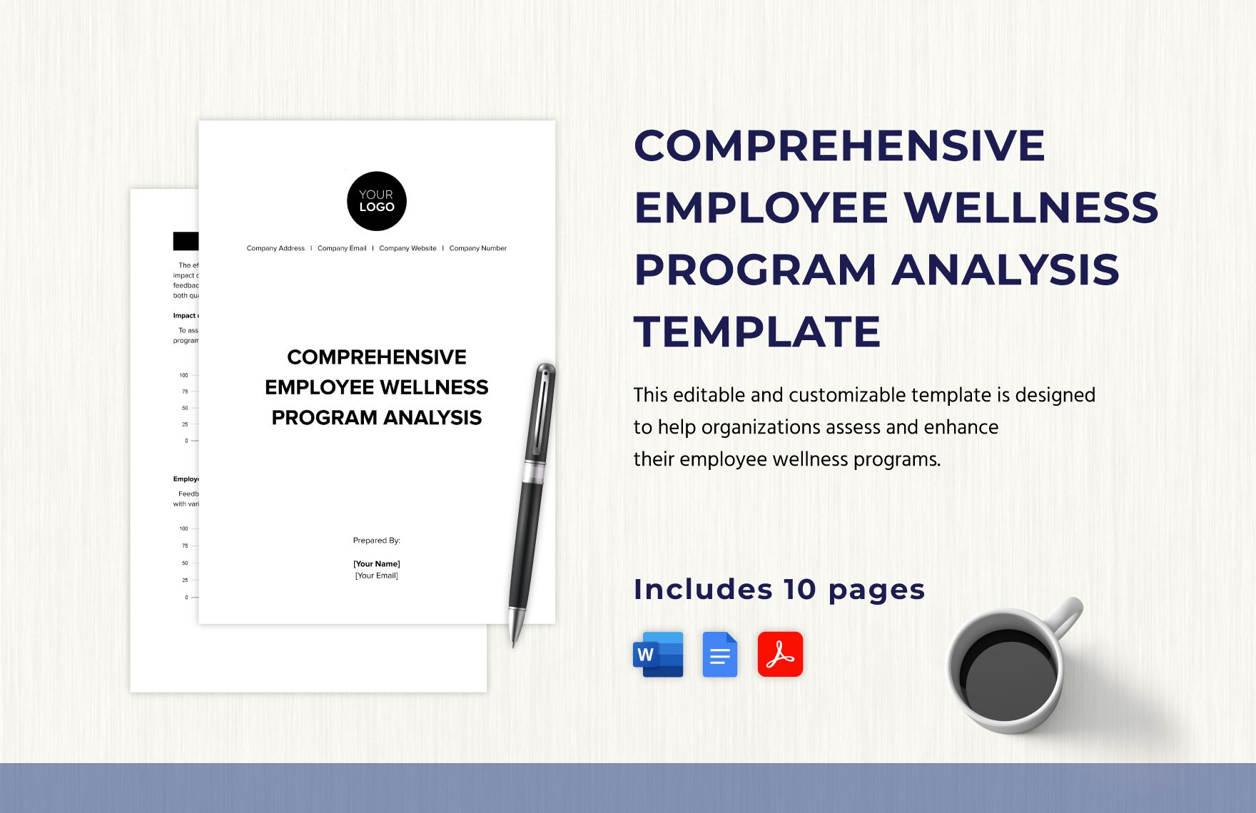 Comprehensive Employee Wellness Program Analysis Template