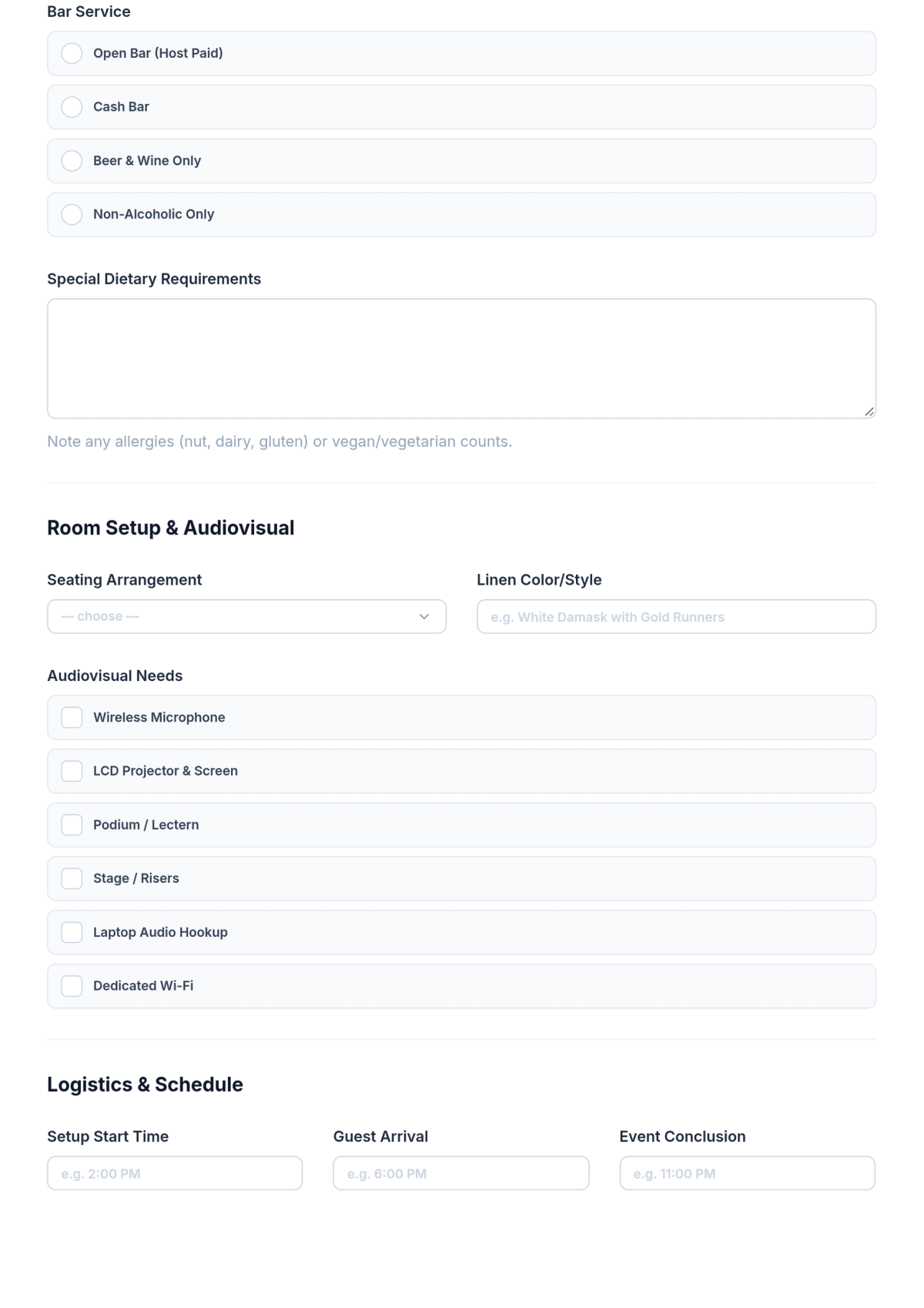 Free Banquet Event Order Checklist Template & AI Maker Free Banquet Event Order Checklist Template & AI Maker