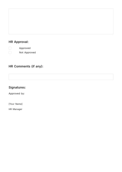 Free Overtime Authorization Slip HR Template to Edit Online