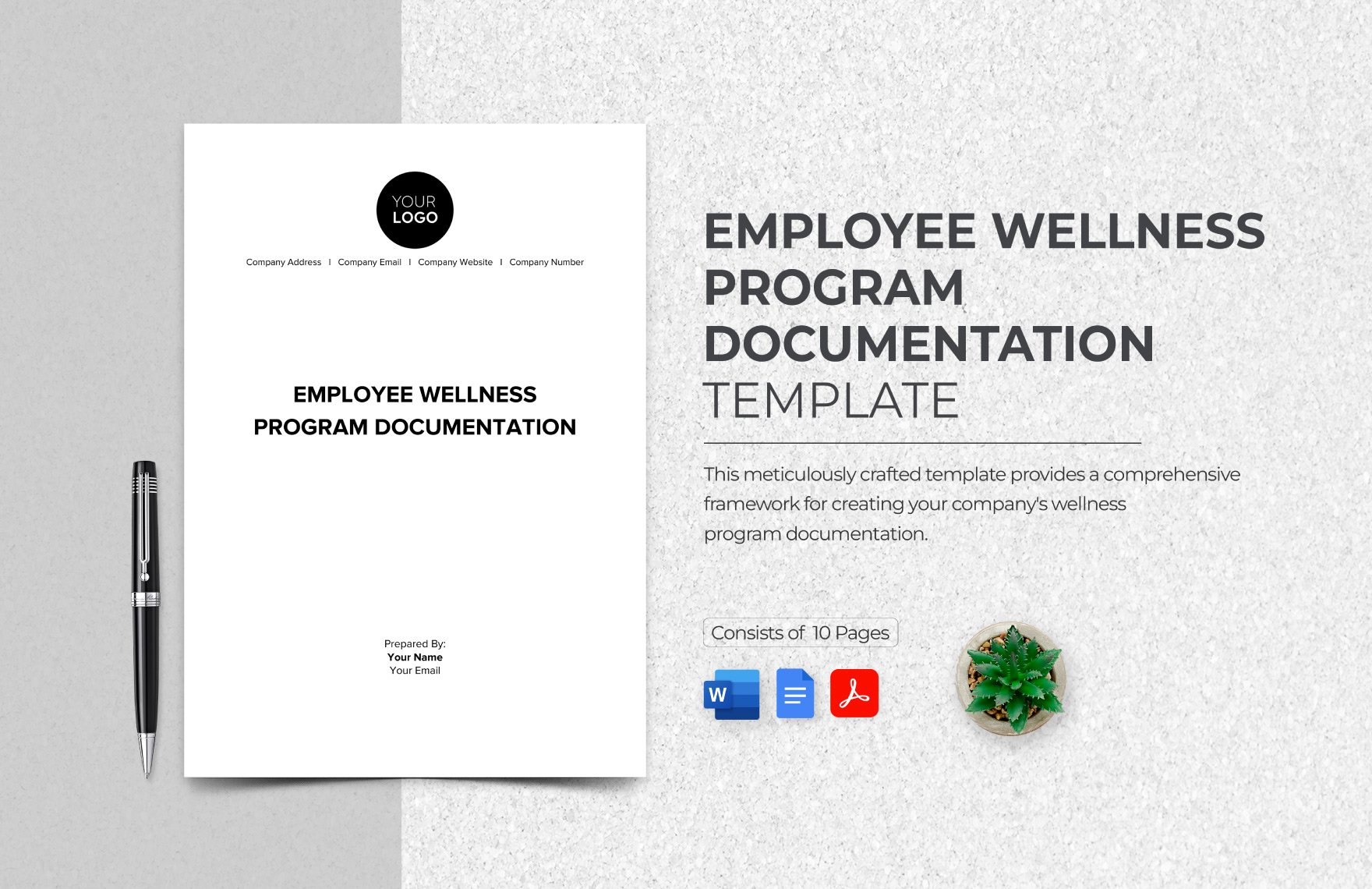 Employee Wellness Program Documentation Template