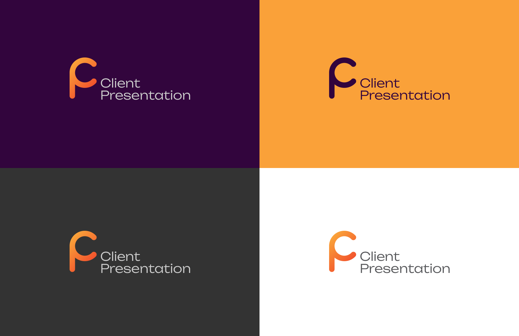Client Presentation Logo Template